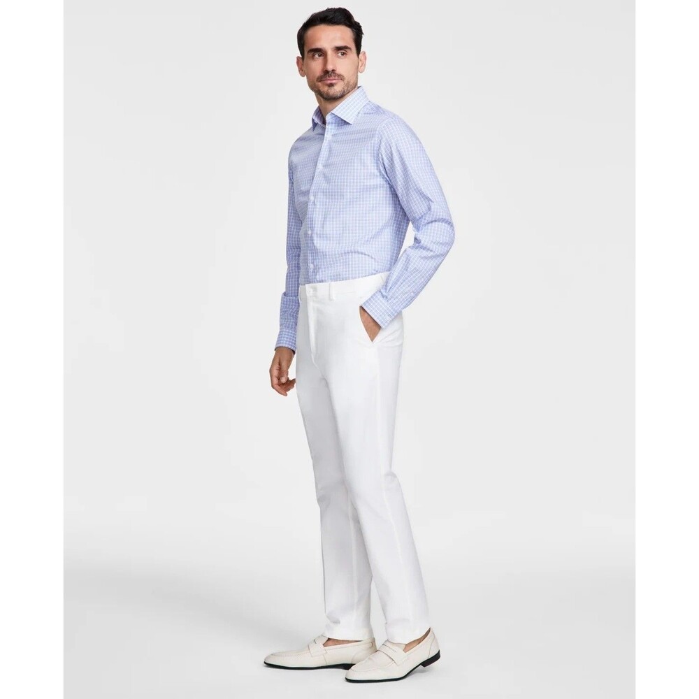 $95 NEW MICHAEL KORS Mens 38x32 Off-White Soft Stretch Dress Pants/Slacks